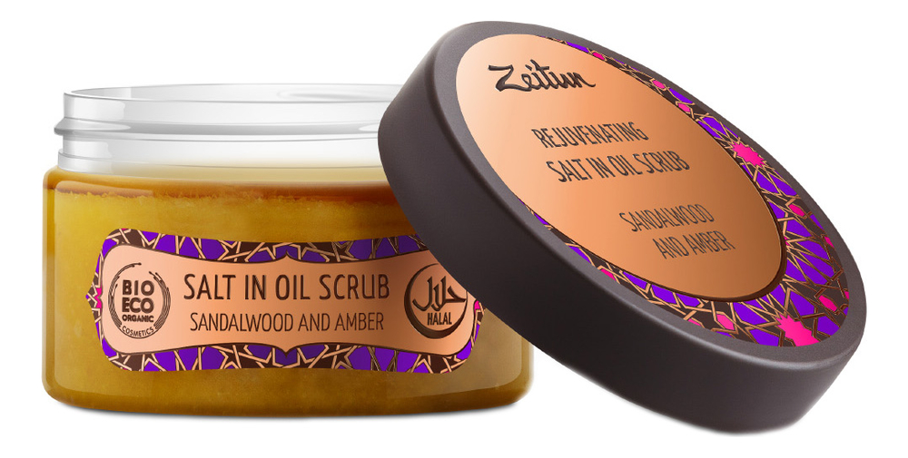 

Омолаживающий скраб для тела No2 Сандал и амбра Salt In Oil Scrub 250мл