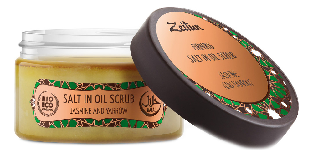 

Тонизирующий скраб для тела No3 Жасмин и тысячелистник Salt In Oil Scrub 250мл