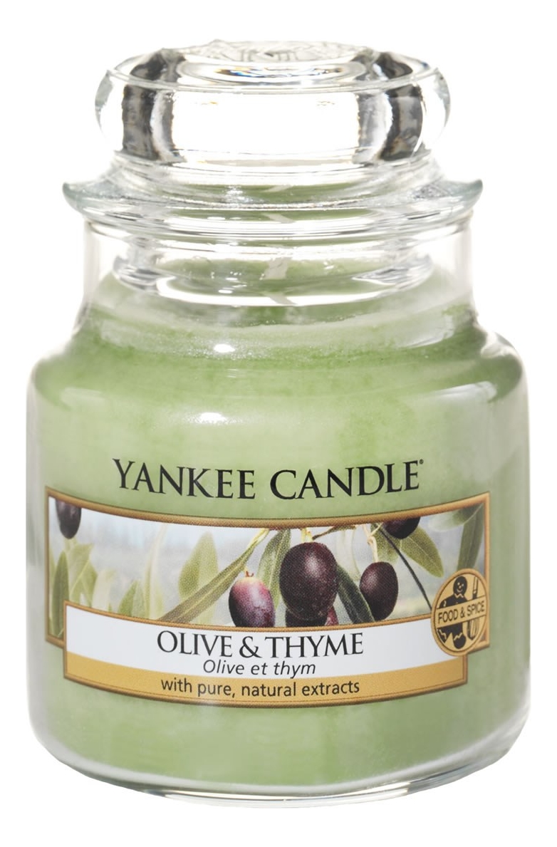 

Ароматическая свеча Olive & Thyme: Свеча 104г, Ароматическая свеча Olive & Thyme