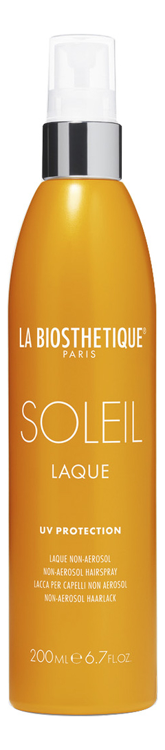 

Неаэрозольный лак для волос с водостойкими УФ-фильтрами Soleil Laque 200мл