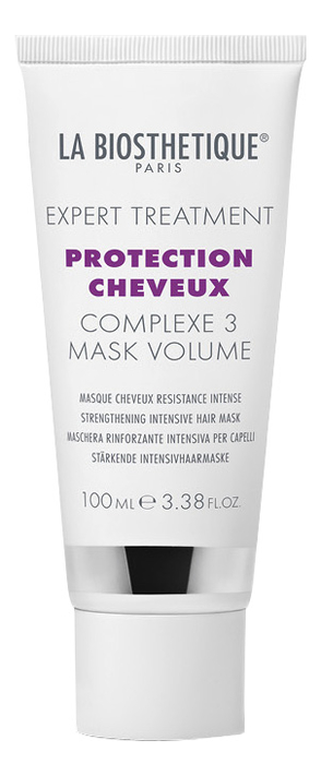 Стабилизирующая маска с молекулярным комплексом защиты тонких волос Protection Cheveux Complexe 3 Mask Volume 100мл