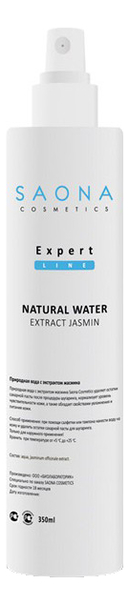 Купить Вода природная с экстрактом жасмина после шугаринга Expert Line Natural Water Extract Jasmin 350мл: Вода 350мл, Saona Cosmetics