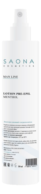

Лосьон перед депиляцией с ментолом Man Line Lotion Pre-Epil Menthol 350мл
