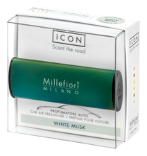 Millefiori Milano Ароматизатор для автомобиля Классик Icon Green White Musk (белый мускус)