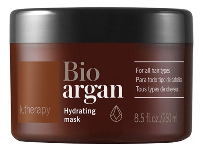 

Маска для волос с аргановым маслом K.Therapy Bio Argan Hydrating Mask: Маска 250мл, Маска для волос с аргановым маслом K.Therapy Bio Argan Hydrating Mask