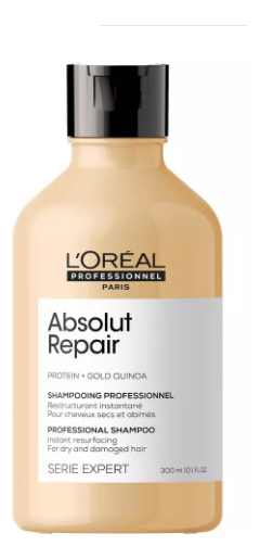 

Восстанавливающий шампунь для волос Serie Expert Absolut Repair Gold Quinoa +Protein Shampoo: Шампунь 300мл, Восстанавливающий шампунь для волос Serie Expert Absolut Repair Gold Quinoa +Protein Shampoo