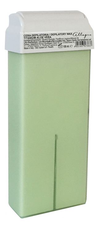 

Воск в картриджах Алоэ Вера Cera Depilatoria Titanium Aloe Vera 100г