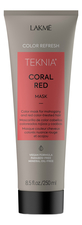 Lakme Маска для поддержания оттенка окрашенных волос Color Refresh Teknia Coral Red Mask