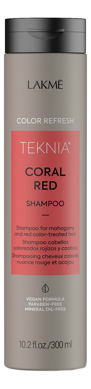 

Шампунь для поддержания оттенка окрашенных волос Color Refresh Teknia Coral Red Shampoo: Шампунь 300мл, Шампунь для поддержания оттенка окрашенных волос Color Refresh Teknia Coral Red Shampoo