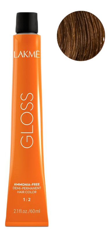 

Крем-краска для волос тонирующая Gloss Color Rinse 60мл: 7-30 Средне-белокурый золотистый, Крем-краска для волос тонирующая Gloss Color Rinse 60мл