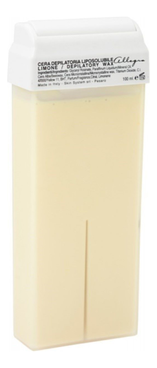 

Воск в картриджах Лимонный Cera Depilatoria Liposolubile Limone 100г