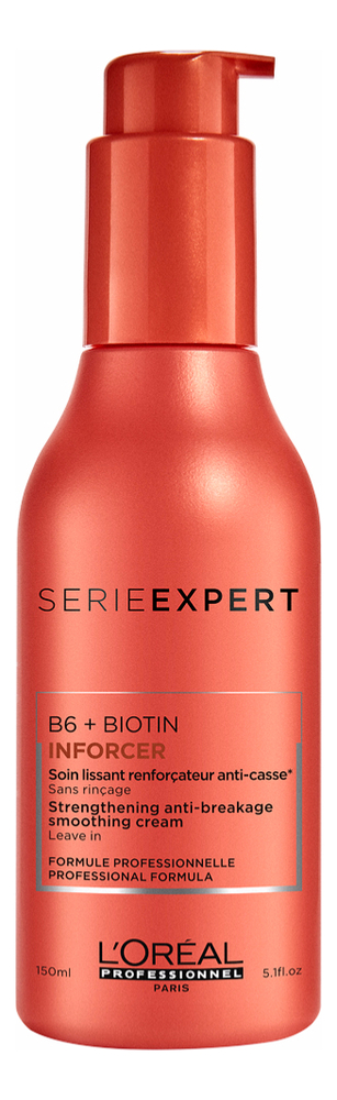 

Несмываемый крем против ломкости волос Serie Expert Inforcer Strengthening Anti-Breakage Smoothing Cream 150мл