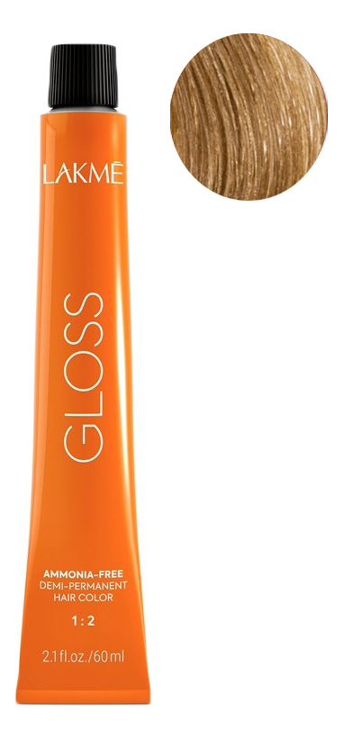 

Крем-краска для волос тонирующая Gloss Color Rinse 60мл: 9-13 Суперсветло-белокурый бежевый, Крем-краска для волос тонирующая Gloss Color Rinse 60мл