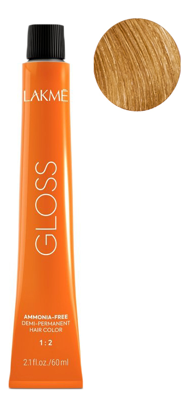 

Крем-краска для волос тонирующая Gloss Color Rinse 60мл: 9-33 Светлый блондин золотистый яркий, Крем-краска для волос тонирующая Gloss Color Rinse 60мл