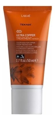 

Маска для поддержания медного оттенка окрашенных волос Color Refresh Teknia Saffron Copper Mask: Маска 50мл, Маска для поддержания медного оттенка окрашенных волос Color Refresh Teknia Saffron Copper Mask