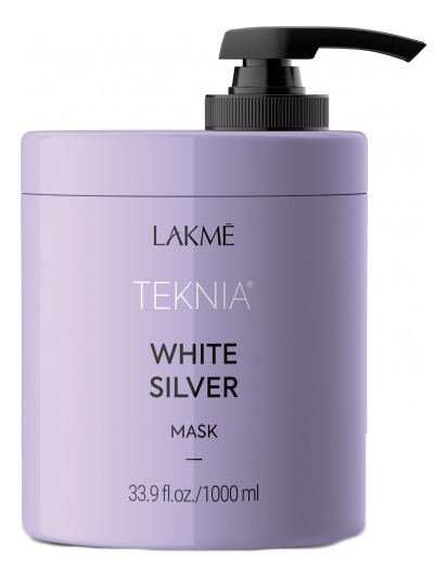 

Тонирующая маска для нейтрализации желтого оттенка волос Teknia White Silver Mask: Маска 1000мл, Тонирующая маска для нейтрализации желтого оттенка волос Teknia White Silver Mask
