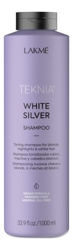 

Тонирующий шампунь для нейтрализации желтого оттенка волос Teknia White Silver Shampoo: Шампунь 1000мл, Тонирующий шампунь для нейтрализации желтого оттенка волос Teknia White Silver Shampoo
