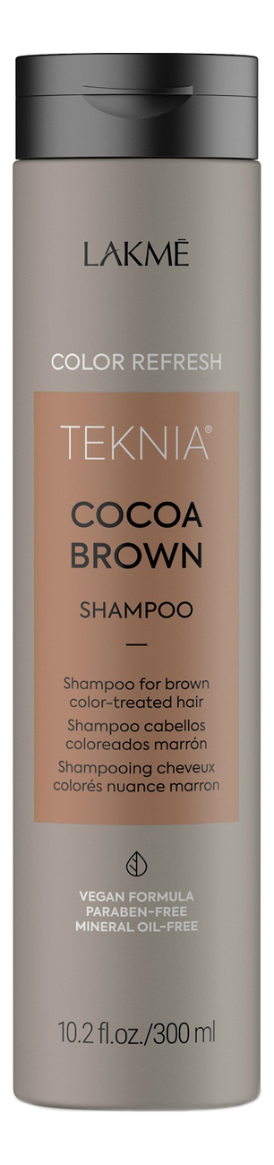 

Шампунь для поддержания оттенка окрашенных волос Teknia Cocoa Brown Shampoo: Шампунь 300мл, Шампунь для поддержания оттенка окрашенных волос Teknia Cocoa Brown Shampoo