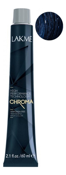 

Безаммиачная крем-краска для волос Chroma Ammonia Free Permanent Hair Color 60мл: 0-70 Синий, Безаммиачная крем-краска для волос Chroma Ammonia Free Permanent Hair Color 60мл