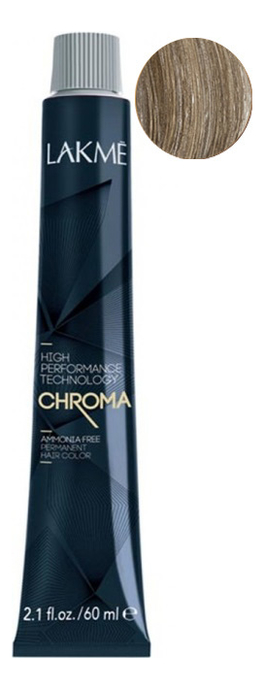 

Безаммиачная крем-краска для волос Chroma Ammonia Free Permanent Hair Color 60мл: 10-17 Очень светлый блондин пепельный, Безаммиачная крем-краска для волос Chroma Ammonia Free Permanent Hair Color 60мл