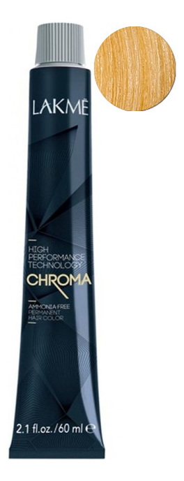

Безаммиачная крем-краска для волос Chroma Ammonia Free Permanent Hair Color 60мл: 10-30 Очень светлый блондин золотистый, Безаммиачная крем-краска для волос Chroma Ammonia Free Permanent Hair Color 60мл