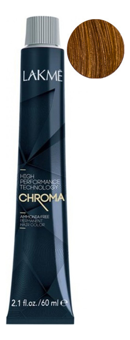 

Безаммиачная крем-краска для волос Chroma Ammonia Free Permanent Hair Color 60мл: 8-34 Блондин золотисто-медный, Безаммиачная крем-краска для волос Chroma Ammonia Free Permanent Hair Color 60мл