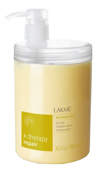 

Маска питательная для сухих волос K.Therapy Repair Nourishing Mask Dry Hair: Маска 1000мл, Маска питательная для сухих волос K.Therapy Repair Nourishing Mask Dry Hair