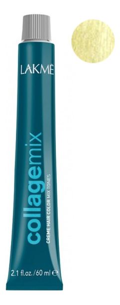 

Корректирующая крем-краска для волос Collagemix Creme Hair Color Mix Tones 60мл: 0-00 Осветляющий, Корректирующая крем-краска для волос Collagemix Creme Hair Color Mix Tones 60мл