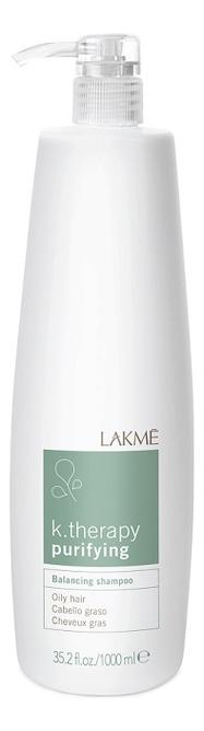 Шампунь восстанавливающий баланс для жирных волос K.Therapy Pyrifying Balancing Shampoo Oily Hair: Шампунь 1000мл