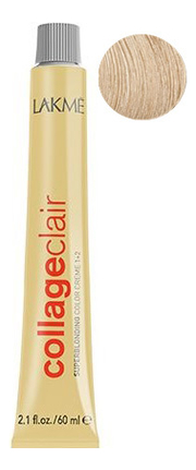 

Суперосветляющая крем-краска для волос CollageClair Superblonding Color Creme 1 + 2 60мл: 12-63 Коричнево-золотистый блондин, Суперосветляющая крем-краска для волос CollageClair Superblonding Color Creme 1 + 2 60мл