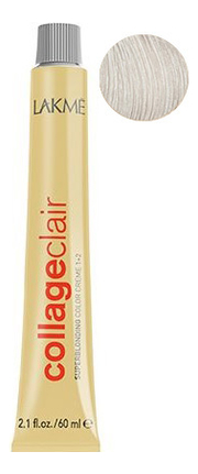

Суперосветляющая крем-краска для волос CollageClair Superblonding Color Creme 1 + 2 60мл: 12-72 Сине-фиолетовый блондин, Суперосветляющая крем-краска для волос CollageClair Superblonding Color Creme 1 + 2 60мл