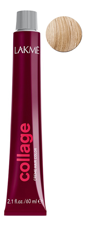 

Перманентная крем-краска для волос Collage Creme Hair Color 60мл: 10-20 Очень светлый блондин фиолетовый, Перманентная крем-краска для волос Collage Creme Hair Color 60мл