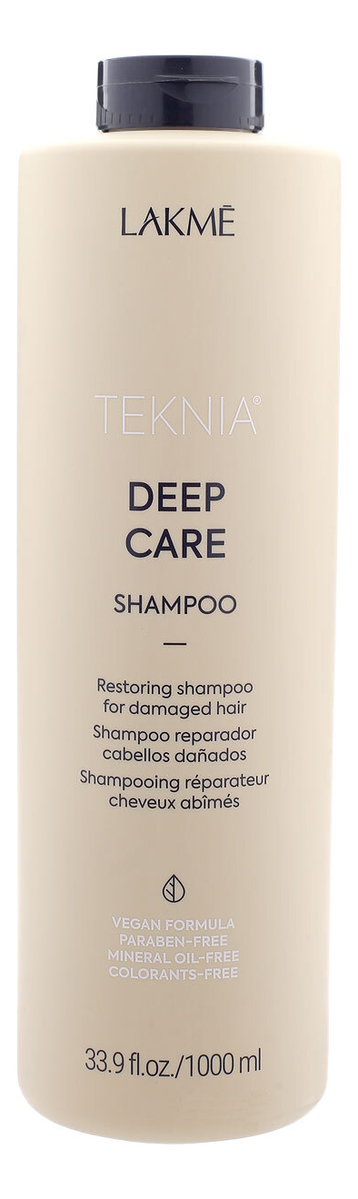 

Восстанавливающий шампунь для сухих или поврежденных волос Teknia Deep Care Shampoo: Шампунь 1000мл, Восстанавливающий шампунь для сухих или поврежденных волос Teknia Deep Care Shampoo