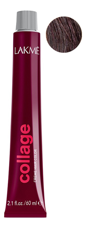 

Перманентная крем-краска для волос Collage Creme Hair Color 60мл: 4-50 Средний шатен махагоновый, Перманентная крем-краска для волос Collage Creme Hair Color 60мл