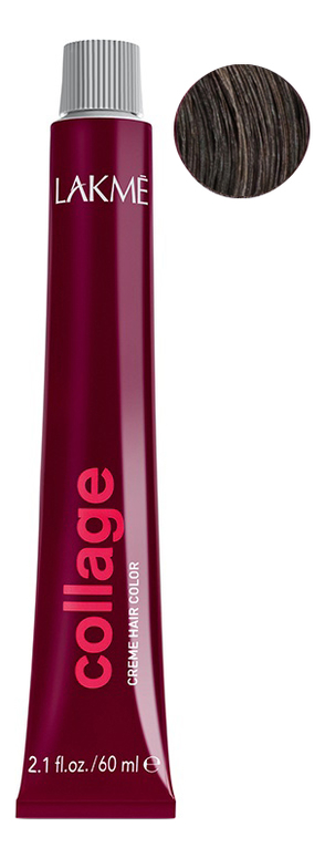 

Перманентная крем-краска для волос Collage Creme Hair Color 60мл: 5-00 Светлый шатен, Перманентная крем-краска для волос Collage Creme Hair Color 60мл