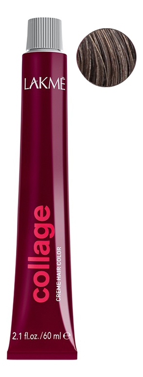

Перманентная крем-краска для волос Collage Creme Hair Color 60мл: 5-17 Светлый шатен пепельный, Перманентная крем-краска для волос Collage Creme Hair Color 60мл