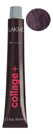 

Перманентная крем-краска для волос Collage Creme Hair Color 60мл: 5-22+ Светлый шатен интенсивный фиолетовый яркий, Перманентная крем-краска для волос Collage Creme Hair Color 60мл