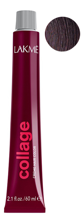 

Перманентная крем-краска для волос Collage Creme Hair Color 60мл: 5-59 Светлый шатен махагоново-красный, Перманентная крем-краска для волос Collage Creme Hair Color 60мл