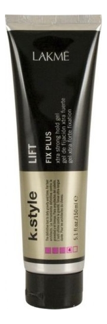 

Гель для укладки волос экстрасильной фиксации K.Style Lift Fix Plus 150мл