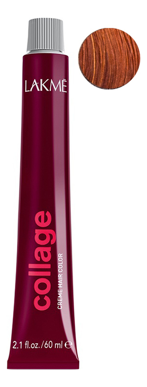 

Перманентная крем-краска для волос Collage Creme Hair Color 60мл: 6-44 Темный блондин медный яркий, Перманентная крем-краска для волос Collage Creme Hair Color 60мл
