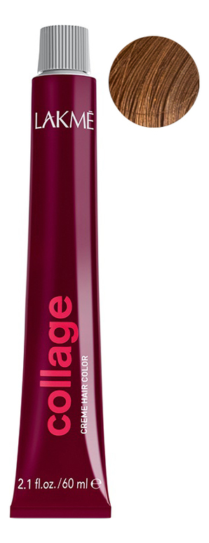 

Перманентная крем-краска для волос Collage Creme Hair Color 60мл: 7-34 Средний блондин золотисто-медный, Перманентная крем-краска для волос Collage Creme Hair Color 60мл