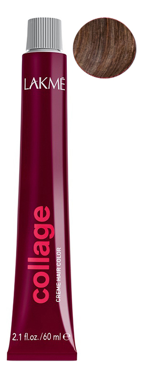 

Перманентная крем-краска для волос Collage Creme Hair Color 60мл: 7-60 Средний блондин коричневый, Перманентная крем-краска для волос Collage Creme Hair Color 60мл