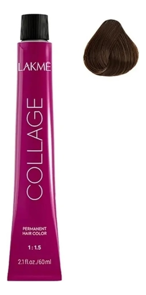 

Перманентная крем-краска для волос Collage Creme Hair Color 60мл: 7-66 Средний блондин интенсивный коричневый яркий, Перманентная крем-краска для волос Collage Creme Hair Color 60мл