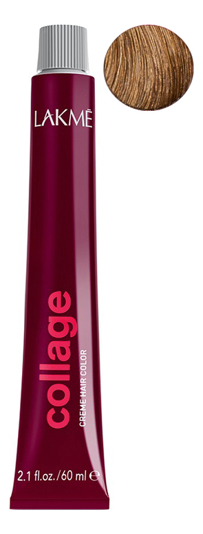 

Перманентная крем-краска для волос Collage Creme Hair Color 60мл: 8-06 Светлый блондин теплый, Перманентная крем-краска для волос Collage Creme Hair Color 60мл