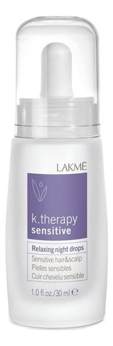 

Ночное успокаивающее средство для чувствительной кожи головы K.Therapy Relaxing Sensitive Night Drops 30мл