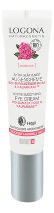 Крем для увлажнения кожи вокруг глаз с Био-дамасской pозой Active Smoothing Eye Cream 15мл