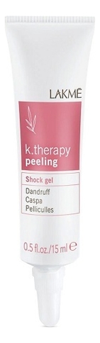 Гель против перхоти K.Therapy Peeling Shock Gel Dandruff 6*15мл