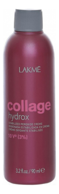 Стабилизированный крем-окислитель для волос 10V 3% Collage Hydrox Stabilized Peroxide Creme: Крем-окислитель 90мл