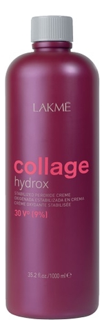 Стабилизированный крем-окислитель для волос 30V 9% Collage Hydrox Stabilized Peroxide Creme: Крем-окислитель 1000мл
