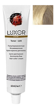

Полуперманентная безаммиачная крем-краска для волос Toner-Lux Luxor Color 60мл: No 0.12, Полуперманентная безаммиачная крем-краска для волос Toner-Lux Luxor Color 60мл